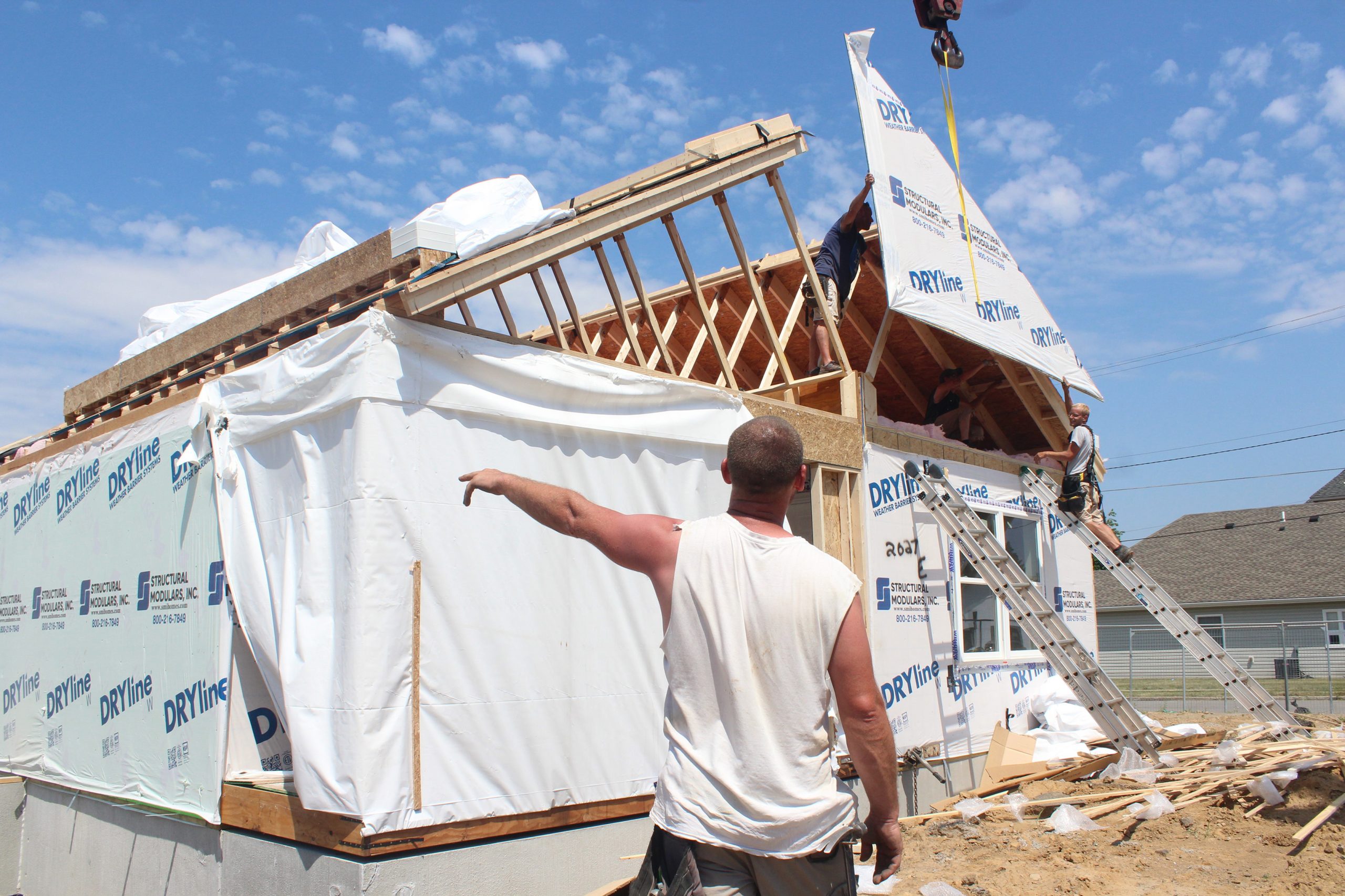Small Homes under construction