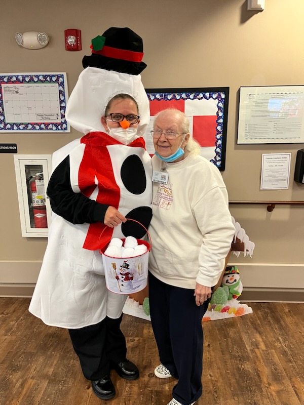 Frosty the Snowman wanted to have a little fun at LIFE Armstrong County