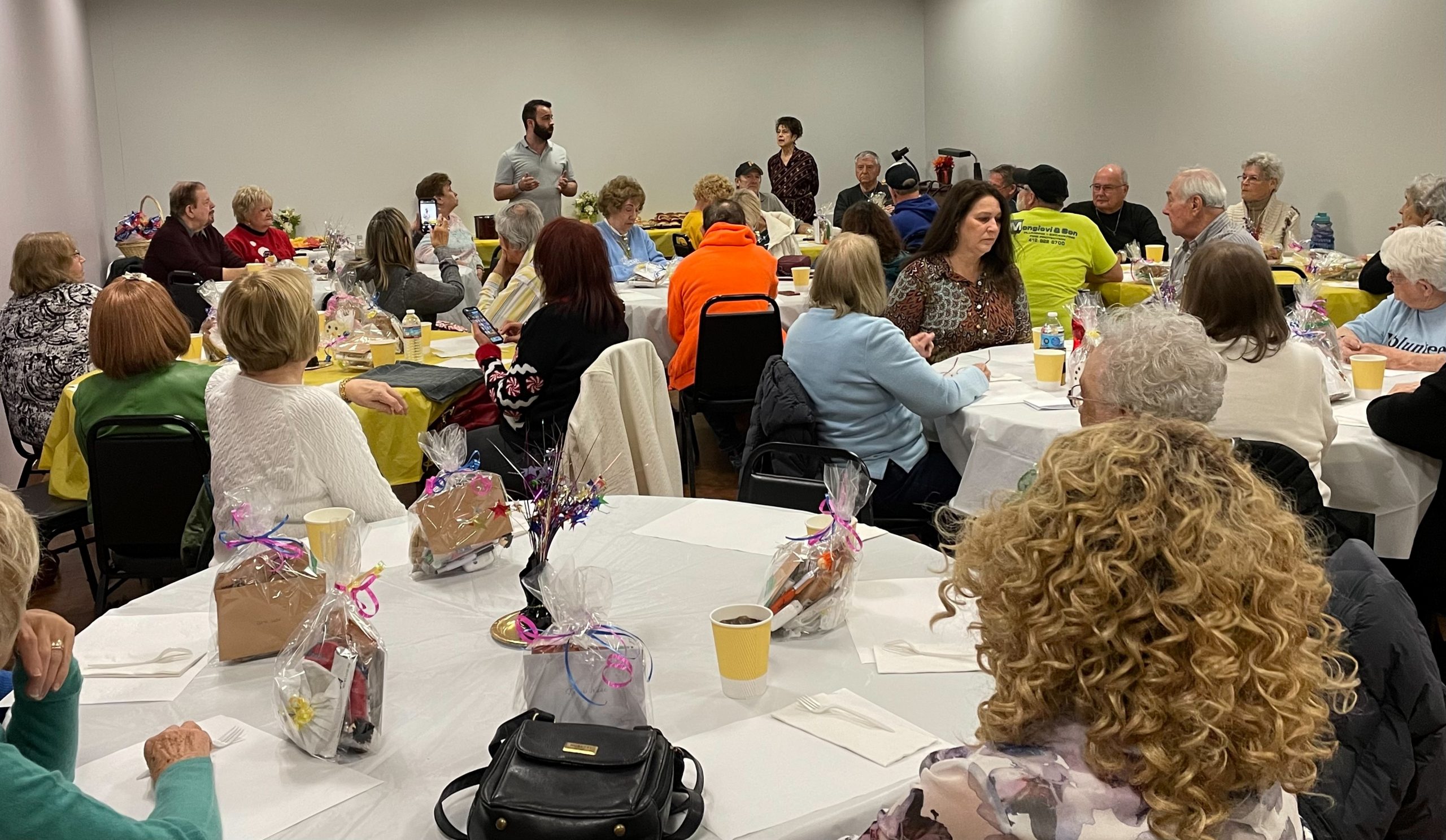 The Center at the Mall recently held a luncheon honoring the contributions of 61 volunteers at the center over this past year.